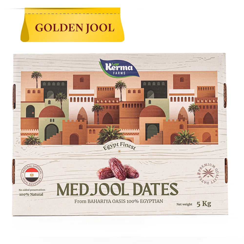 Golden Medjool Dates (500g, 1 KG & 5 KG)