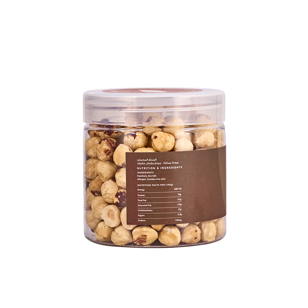 Roasted & Lightly Salted Hazelnuts – 325g