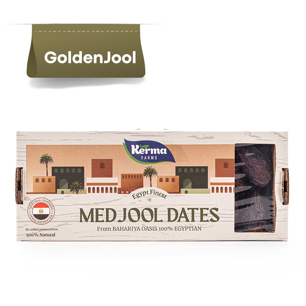 Golden Medjool Dates - 1/2 Kilo Box